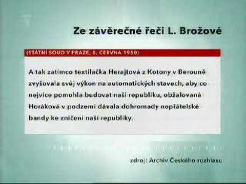 Prokurátorka v procesu s Miladou Horákovou odsouzena k šesti letům za justiční vraždu